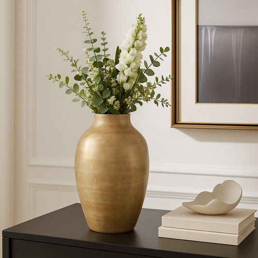 Golden Verse Vase
