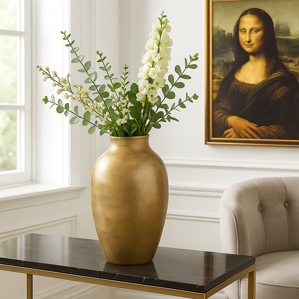 Golden Verse Vase