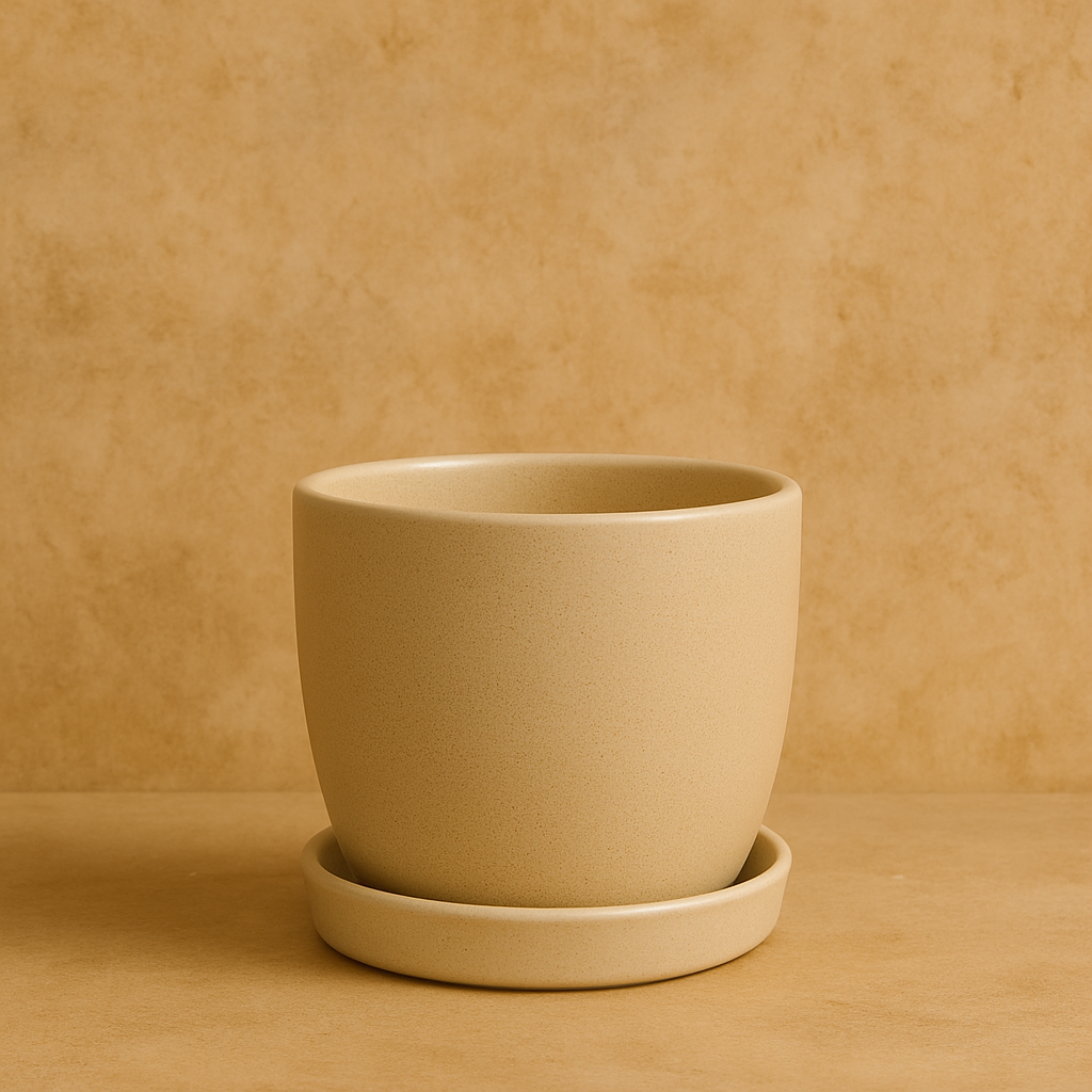 White Orchid  Planter