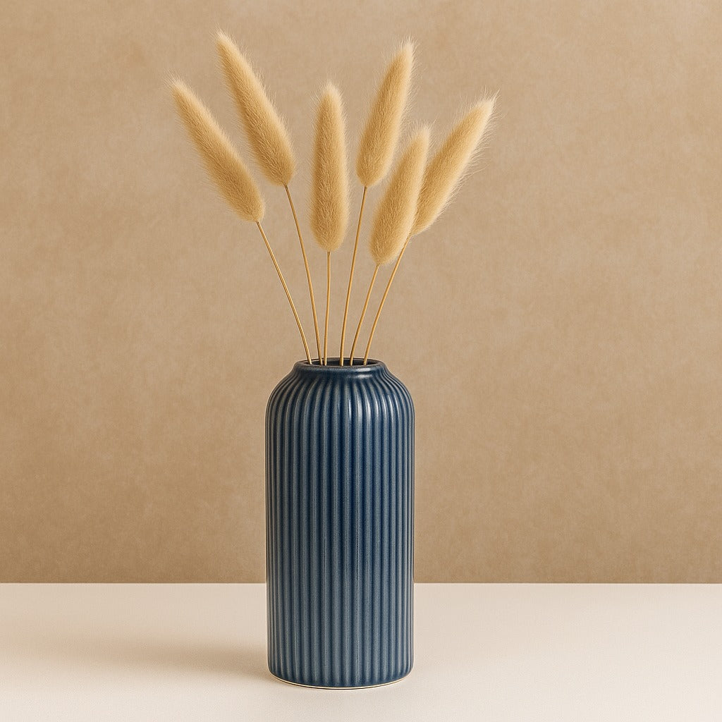 Indigo Crest Vase