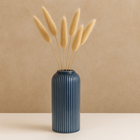 Indigo Crest Vase